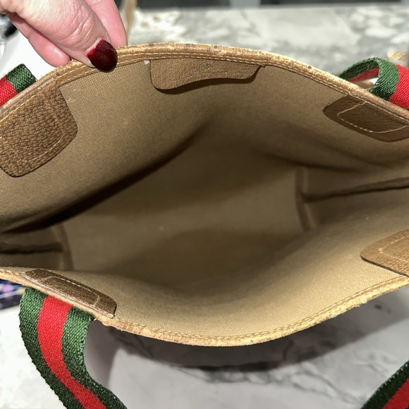 Authentic Gucci GG Supreme Web Tote - Picture 14 of 16